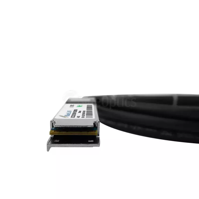 Cable de red BlueOptics ET7402-25DAC-2M-BL QSFP28 4xSFP28 InfiniBand 2 m negro