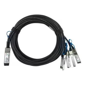 Cable DAC BlueOptics MCP7F00-A01AR-BL 2 m QSFP28 a 4x SFP28 negro