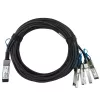 Cable de fibra óptica InfiniBand BlueOptics 25GB-4-C01-QSFP28-BL 1 m 4xSFP28