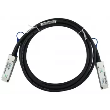 BlueOptics QSFP-100G-CU1M-BL cable de fibra óptica InfiniBand 1 m QSFP28 negro