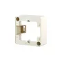 Placa de pared / tapa de interruptor MetzConnect 130829-01-I, blanco perla, 85×85 mm, 36 mm de profundidad