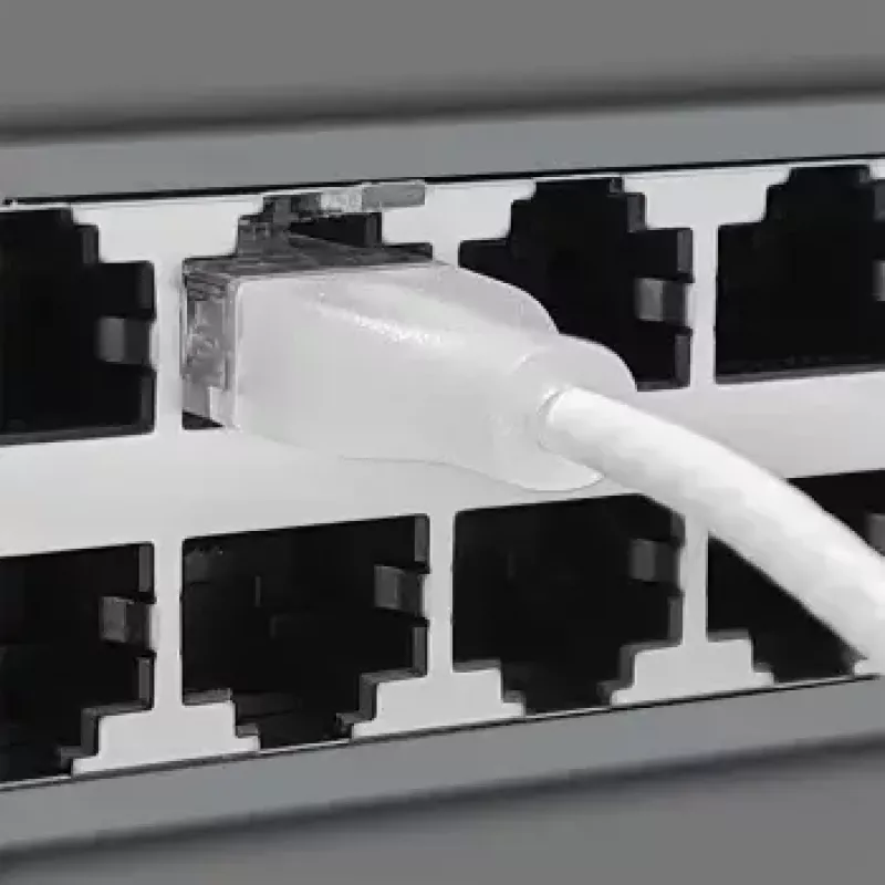 Cable de red Wantec 7408 RJ45 Cat6a 5m blanco