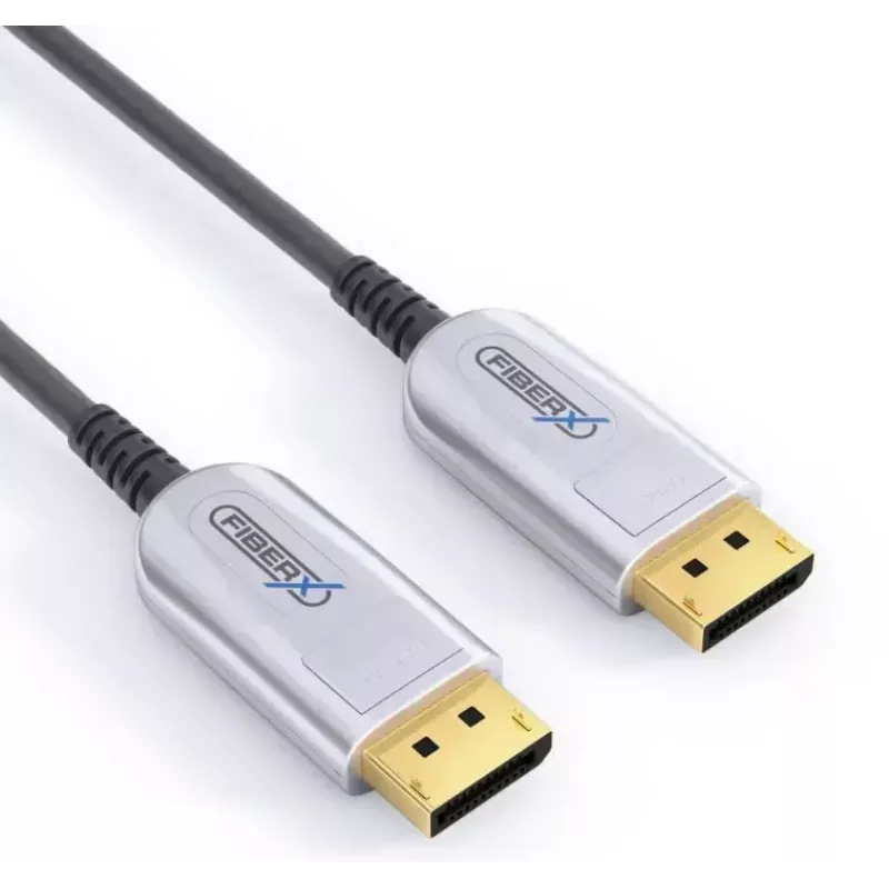 Cable HDMI FiberX FX-I350-015 15m Type-A conector macho 2.0 18Gbit/s negro plata