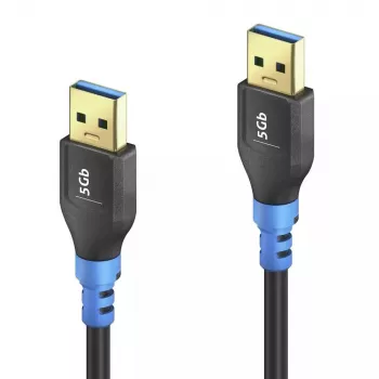 Cable USB PureLink FI-U310-003 USB 3.2 Gen 1 0,3 m USB A negro azul