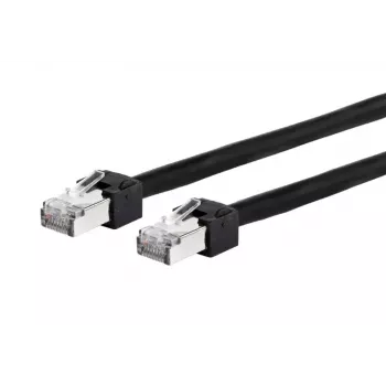 Cable de red METZ CONNECT 13084F0500-E 0,5 m Cat5e S/UTP negro