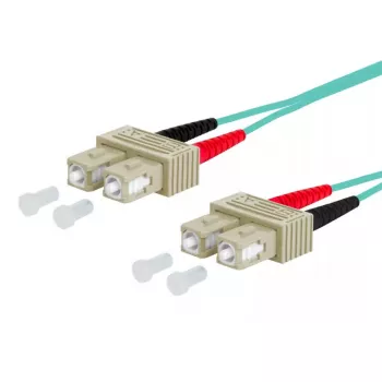 Cable de fibra óptica METZ CONNECT 151J1EOEO15E SC I-V(ZN) H 1,5 m aqua