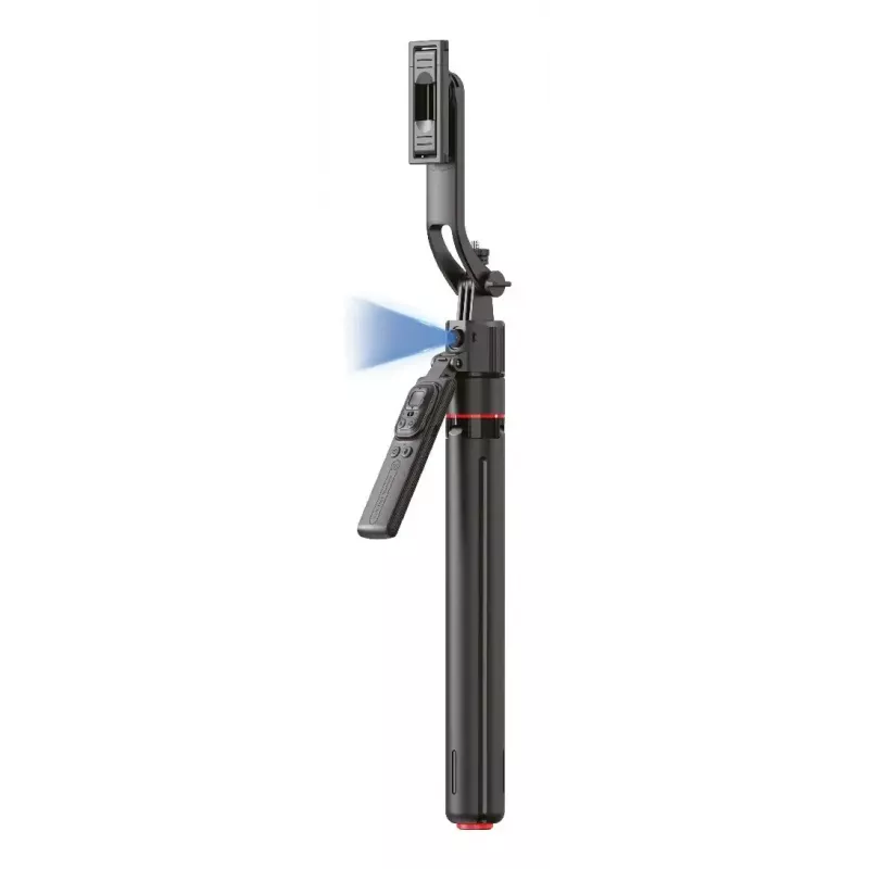 Trípode 4smarts 541772 para smartphone y cámara digital, 3 patas, altura máxima 176 cm, peso 560 g, negro