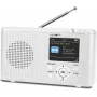 Reflexion TRA23DAB/WH DAB+/FM radio de sobremesa, recargable, blanco