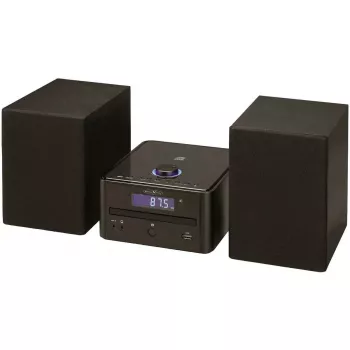 Reflexion HIF79FM equipo de música estéreo con CD, radio FM, Bluetooth, USB, AUX y mando a distancia, negro