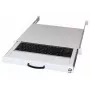 Teclado AIXCASE AIX-19K1UKDETB-W USB PS/2 QWERTZ alemán blanco