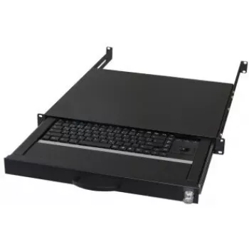 Teclado AIXCASE AIX-19K1UKDETB-B USB PS/2 QWERTZ alemán negro