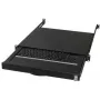 Teclado AIXCASE AIX-19K1UKDETB-B USB PS/2 QWERTZ alemán negro