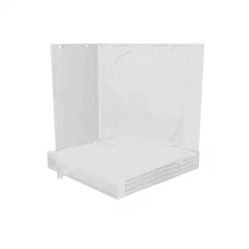 Funda de CD doble MediaRange transparente 10 mm