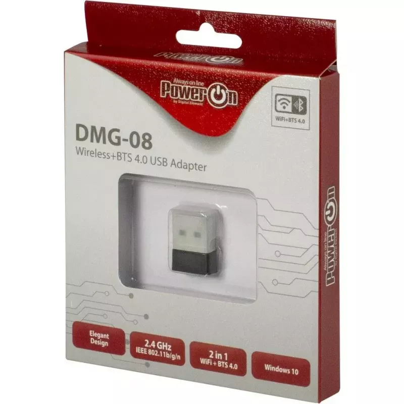 Adaptador inalámbrico Inter-Tech DMG-08 WLAN Bluetooth 150 Mbit/s