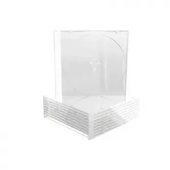 Funda fina de CD MediaRange BOX32-T para 1 disco 5,2 mm bandeja transparente