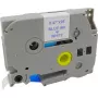 Cartucho de cinta de plástico MediaRange Brother TZ-233 12mm 8m azul sobre blanco