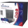 Fundas finas de CD MediaRange BOX32-25 — funda de plástico para un disco con bandeja negra, pack de 25