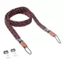 C-ROPE Traveler correa de paracord para cámara, 100 cm, Red Dots