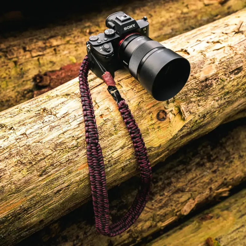 C-ROPE Traveler correa de paracord para cámara, 125 cm, Silent Black