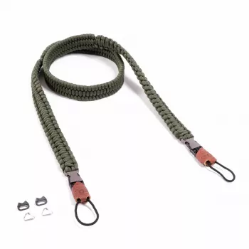 Correa de cámara C-ROPE Traveler Paracord, 125 cm, Military Olive