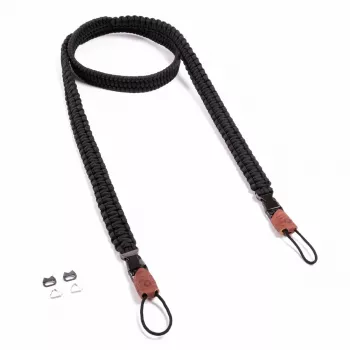 Correa de cámara C-ROPE Traveler Paracord, 140 cm, Silent Black