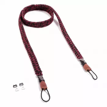 Correa de cámara C-ROPE Traveler Paracord, 140 cm, Red Dots