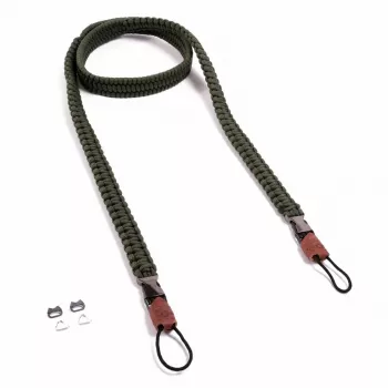 Correa de cámara C-ROPE Traveler Paracord, 140 cm, Military Olive