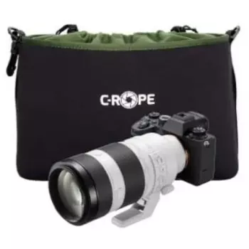 Bolsa C-Rope CRP-CNB-XL-BLK-2 negra verde correa de hombro