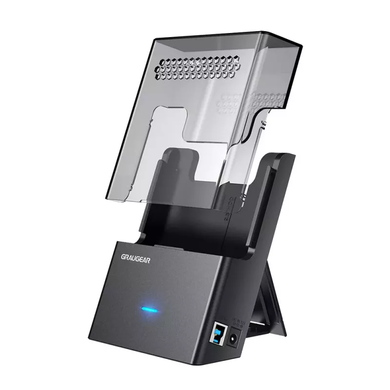 Docking station GrauGear G-3502-AC para HDD/SSD SATA de 2,5