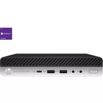 PC de sobremesa HP EliteDesk 800 G4 — estación de trabajo profesional, formato compacto