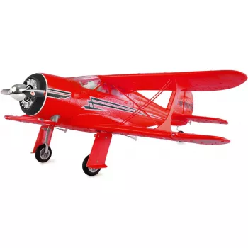 Avión radiocontrol Amewi AMXFlight Beech D17s 3D/6G RTF, rojo, modelo 24143