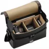 Bolsa de hombro para cámaras Olympus CBG-11 PR de OLYMPUS — negra y marrón, modelo V613014NW000