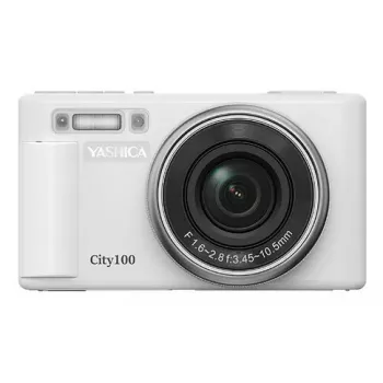 Cámara compacta Yashica City 100 72 MP CMOS plata blanco