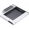 Caja de almacenamiento Akasa N.Stor AK-OA2SSA-BK negra 130x129x13mm