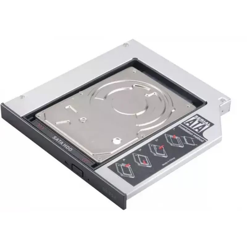 Caja de almacenamiento Akasa N.Stor AK-OA2SSA-BK negra 130x129x13mm