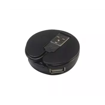 Hub USB Akasa Connect4C 4-IN-1 negro