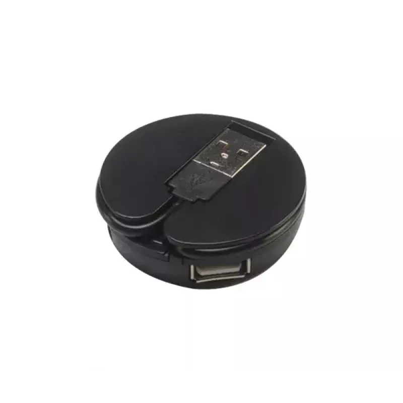 Hub USB Akasa Connect4C 4-IN-1 negro