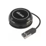 Hub USB Akasa Connect4C 4-IN-1 negro