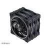 Set de ventiladores axiales para caja Akasa SOHO AR LED 12 cm RGB, 3 unidades