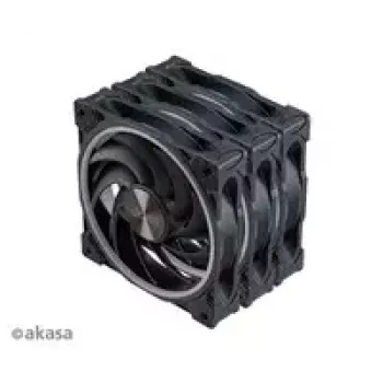 Set de ventiladores axiales para caja Akasa SOHO AR LED 12 cm RGB, 3 unidades