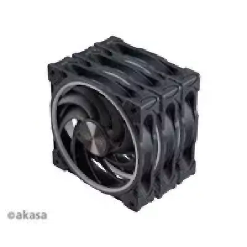 Set de ventiladores axiales para caja Akasa SOHO AR LED 12 cm RGB, 3 unidades