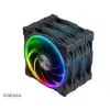Set de ventiladores axiales para caja Akasa SOHO AR LED 12 cm RGB, 3 unidades