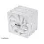 Akasa Viper S-FLOW ventilador de caja de 120 mm, PWM de 4 pines, pack de 3, blanco