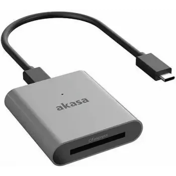Lector de tarjetas Akasa AK-CR-11BK CFexpress 2.0, USB 3.2 Gen 2
