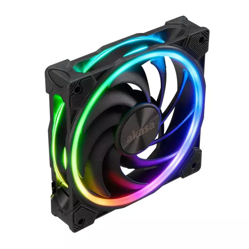 Ventilador Akasa SOHO AR14 14 cm negro 600-1800 RPM rodamiento hidrodinámico