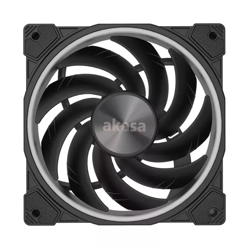 Ventilador Akasa SOHO AR14 14 cm negro 600-1800 RPM rodamiento hidrodinámico
