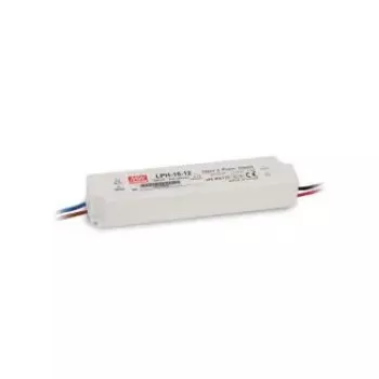 Accesorio de iluminación MEAN WELL LPH-18-12 de Synergy21 — 12V, AC 180–264V, 47–63Hz, 175 g, 30×22 mm, blanco