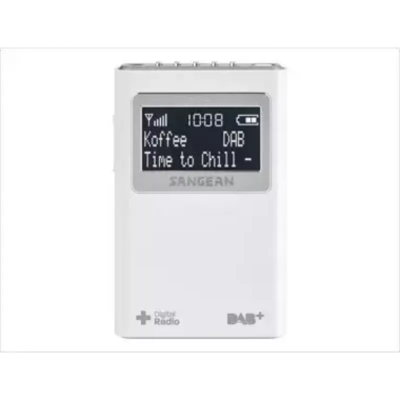 Radio portátil Sangean DPR-39 DAB+ FM LCD Blanco