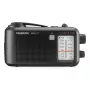 Radio portátil Sangean MMR-77 Analógica AM FM Negra 3,5 mm auriculares