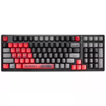 A4Tech Bloody S98 Sports Red teclado mecánico para juegos, switches BLMS Red Plus (A4TKLA47388)
